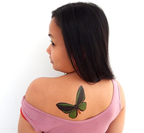 Large Butterfly Temporary Tattoos | 6 Sheets Water-Applied