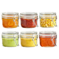 ComSaf 4 oz Mason Glass Jars with Airtight Lids - 6 Pack