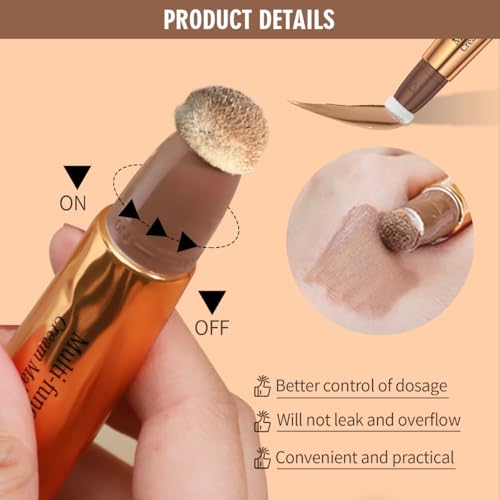 QIC Liquid Contour Stick - Waterproof Cream Bronzer for Natural Finish