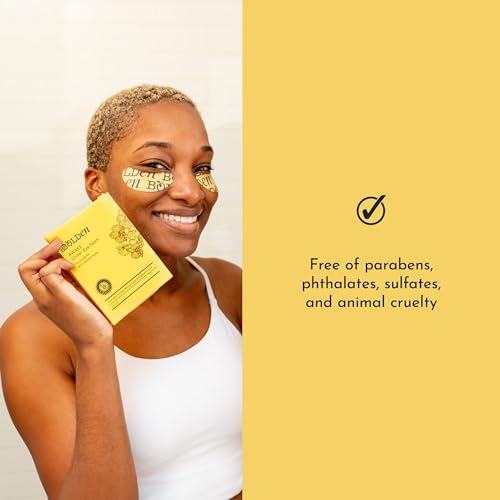 BOLDEN Awake Under Eye Patch | Eye Mask For Dark Circles, Puffiness & Discoloration | Brightening Eye Pads With Niacinamide, Alpha Arbutin, Tranexamic Acid & Vitamin C | 10 Pairs (Pack of 2)