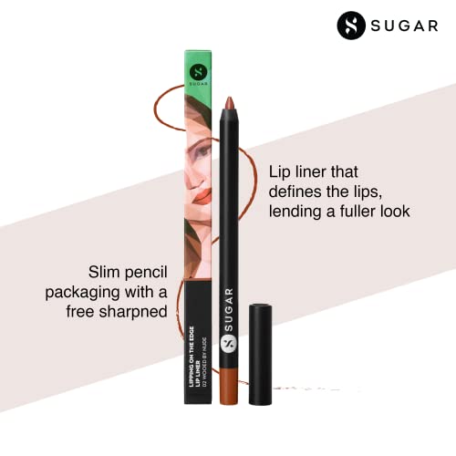 SUGAR Cosmetics Lipping On The Edge Lip Liner - 02 Wooed By Nude