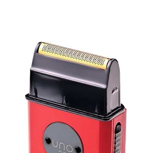 StyleCraft Uno Cordless Single Foil Shaver, Mini Travel Size, Portable, Gold Titanium Premium Head, Turbocharged motor