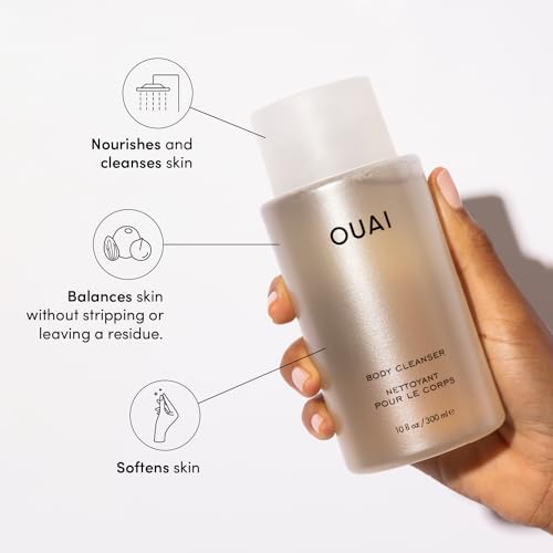 OUAI Dean Street Foaming Body Wash - Hydrating Body Cleanser 10oz