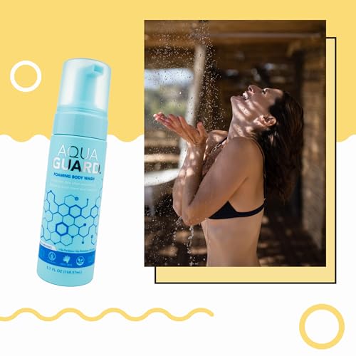 AQUA GUARD After-Swim Foaming Body Wash | Leaves Skin Soft and Smooth + Neutralizes Chlorine Scent and Residue