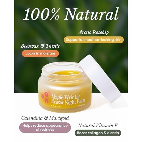 FR¨ªYA Organics | Intensive Wrinkle Night Balm | Arctic Rosehip & Marigold Beeswax Formula | Overnight Skin Renewal for Fine Lines & Wrinkles | Natural Moisturizer | 30ml