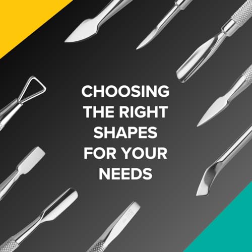 Rui Smiths Style 106 Dual-Ended Stainless Steel Cuticle Pusher & Scraper