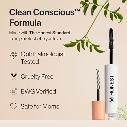 Honest Beauty 2-in-1 Extreme Length Mascara & Primer, Black