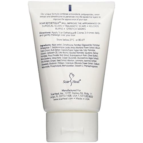 Scar Esthetique Scar Cr?me with Polypeptides and 10 Anti-Oxidants, 2-Ounces