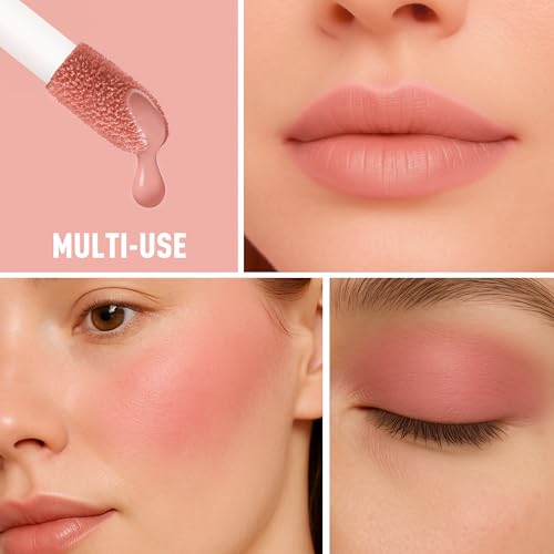 FV Liquid Blush Cream Cheek Tint - 12-Hour Wear, Buildable (Honey)