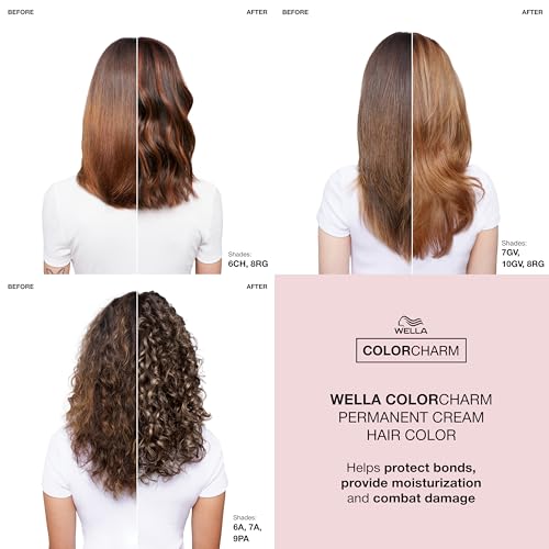 COLORCHARM Permanent Cream Hair Dye | Ash Blonde Color |100% Gray