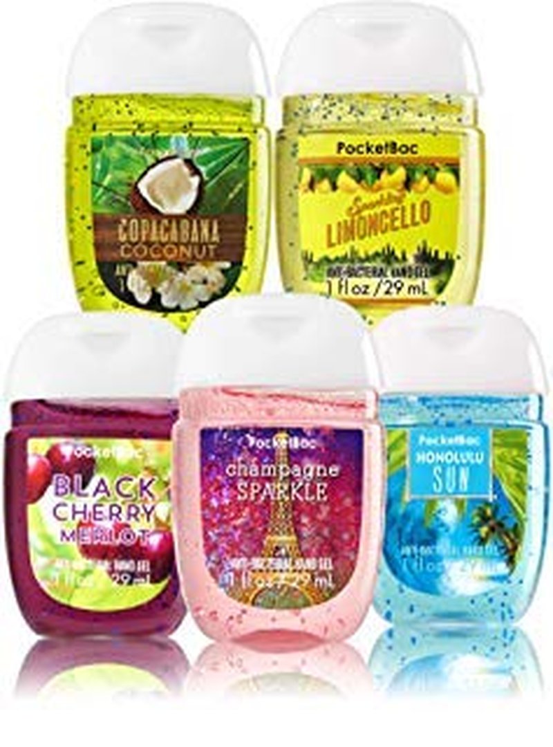 Bath & Body Works 5-Pack PocketBac Hand Sanitizers - Assorted Scents