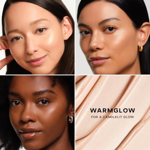 Saie Mini Glowy Super Gel Illuminating Primer - Warmglow 0.5 oz