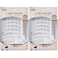 KISS Lash Atelier Professional Lash Extension Kit, ¡®Natural¡¯, Pre-Mapped False Eyelashes, 46 Lash Clusters & 36 Individual Lashes, Last For Up To 7 Days, Glue Ring, Applicator (Pack of 2)