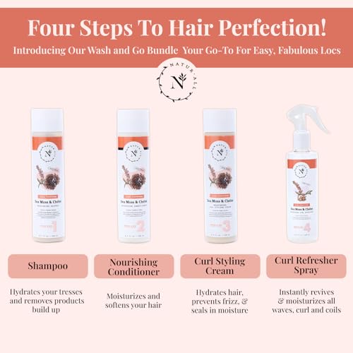 NaturAll Sea Moss & Chebe Anti-Frizz Conditioner 8.5oz