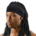 Titan Spandex Headband for Dreadlocks and Braids - Black