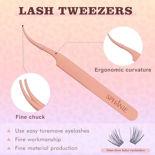 Self-Adhesive Lash Clusters - Pre-Glued Wispy Eyelash Extensions (10-16mm)