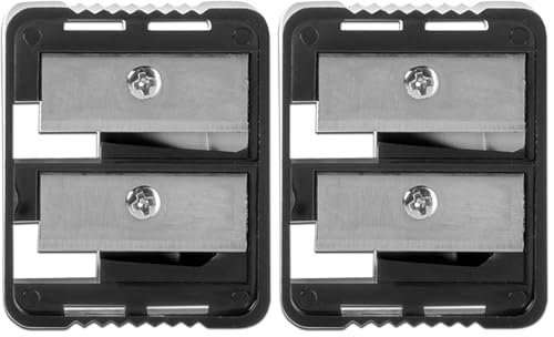 Wet n Wild Dual Pencil Sharpener Pack of 2 - Compact Makeup Tool for Eyeliner