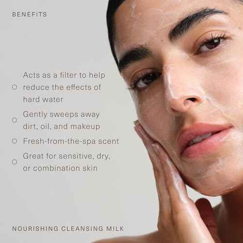 Oak Essentials Nourishing Cleansing Milk | Gentle Makeup Remover Face Wash with Oat Amino Acids, Rice Bran & Rosemary Extract, 5 Oz