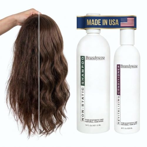 Brandywine Hair Care Kit with Shampoo & Conditioner for Natural & Synthetic Hair