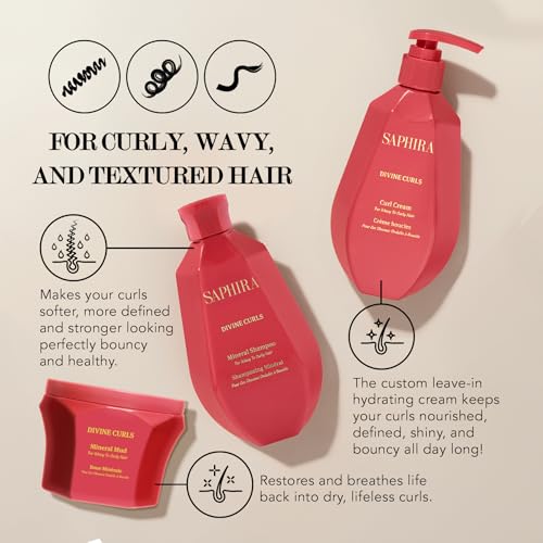 Mineral Hair Care Kit – Shampoo, Mud & Curl Cream