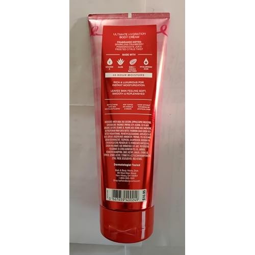 Bath & Body Works Women's Mrs Claus Ultimate Hydration Body Cream 8 Ounces Pack of 2