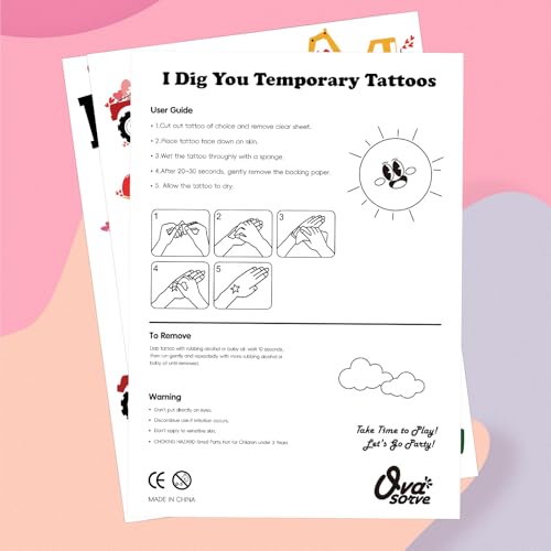 Valentine's Day Temporary Tattoos 152 Count - Heart Design