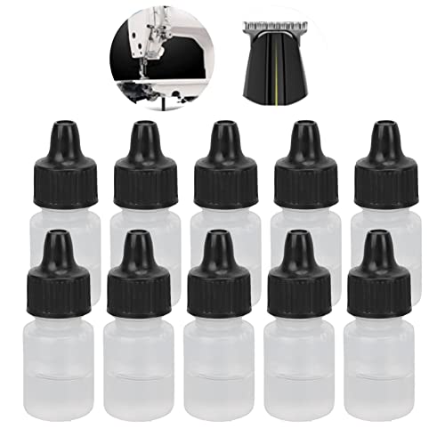 Pssopp Hair Clipper Oil - 10pcs Shaver Maintenance Lubricant - Reduce Friction - Prevent Trimmer Blades Dulling - Sewing Machine Repair Oil