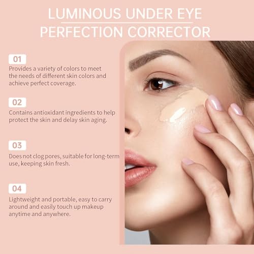 Luhaka Colored Clay CC Undereye Corrector with Brush
