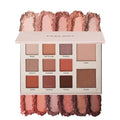 PROFESSIONAL MAKEUP Long Lasting Waterproof Eyeshadow Palette 11 Ultra-pigmented Shimmer & Matte Shades and Naked & Brown Warm Neutral makeup palette with Mirror - Blendable Multi-Purpose