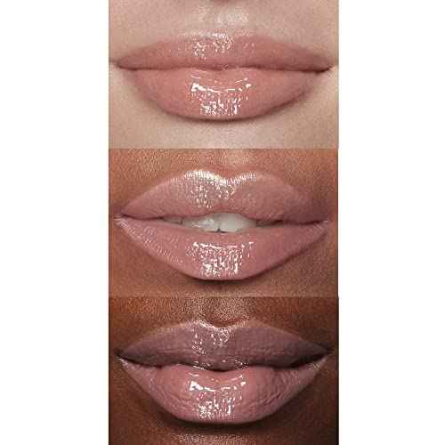 e.l.f. Lip Lacquer, Nourishing, Non-Sticky Ultra-Shine Lip Gloss With Sheer Color, Infused With Vitamins A & E, Vegan & Cruelty-Free, Whisper Pink
