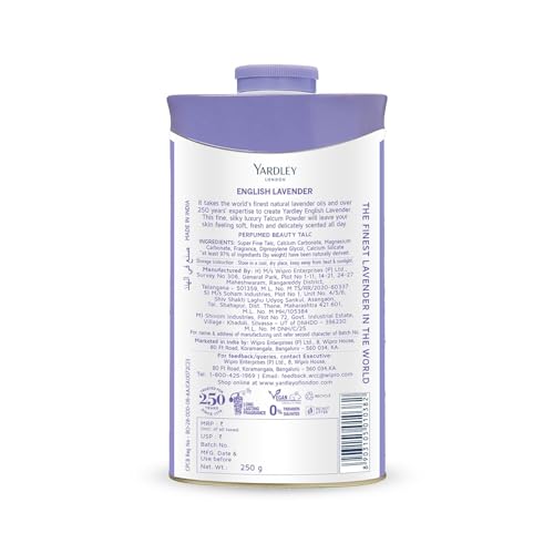 Yardley English Lavender Perfumed Talc 250g