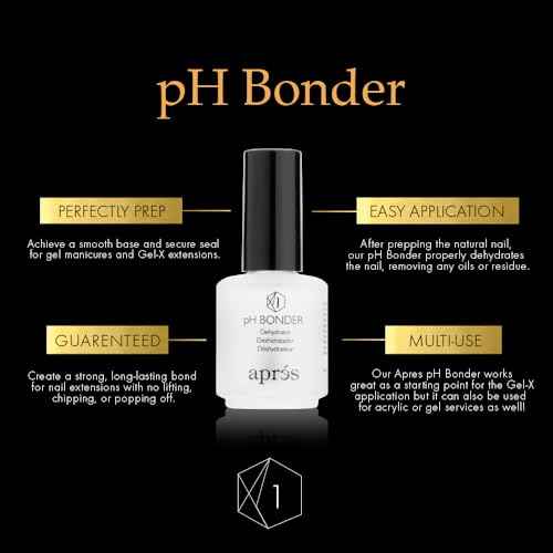 APR?S Apres Gel-X Essentials - Extend Gel, pH Bonder, Acid-Free Gel Primer, Curved Nail File 100/180 Grit, Nail Buffer