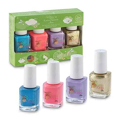 karma organic Certified Halal Kids Set Vegan and Cruelty Free Nail Polish - Pack of 4