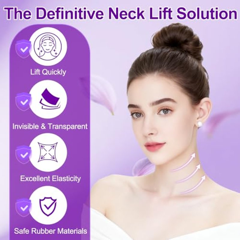 Neck Lift Tape Invisible, 40 PCS - Ultra-Thin Lifting Patches