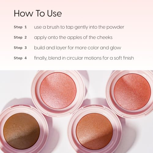 Kara Beauty Baked Blush - Champagne Sky Coral