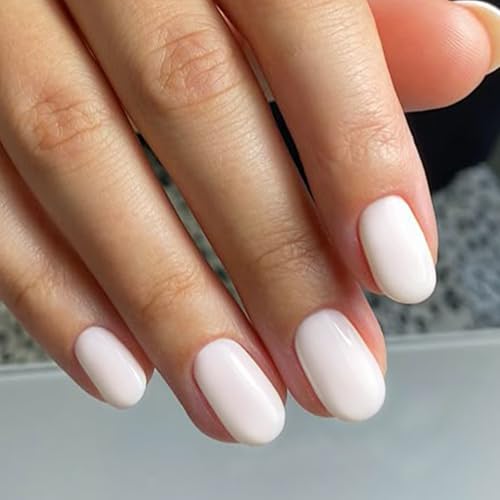 Modelones Press On Nails - 32Pc Oval Fake Nails Kit with Glue