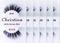 Christina 6-Pack Eyelashes #43 - Natural Human Hair