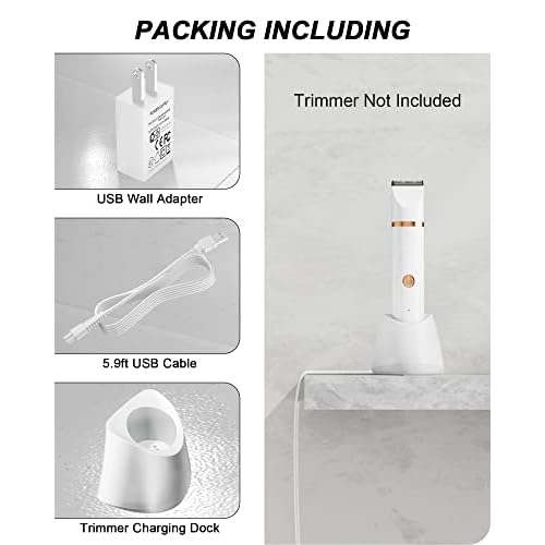 WUKUR Charging Dock for OLOV Trimmer, Charging Base for OLOV Ball Trimmer for Men, Bikini Trimmer Women Charger Dock with USB Power Cord