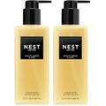 NEST New York Liquid Soap, Amalfi Lemon & Mint - 10 fl oz - Cleanses & Nourishes Skin - Approx. 300 Pumps Per Bottle - Gluten Free & Cruelty Free (Pack of 2)