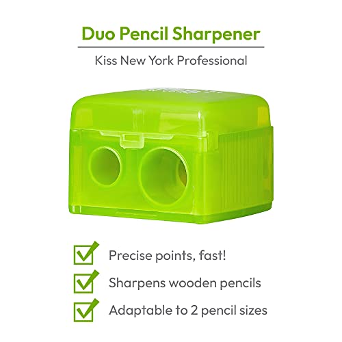 Kiss New York Professional Duo Pencil Sharpener for Eyeliner & Lip Liner