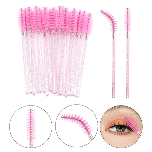 20 Pieces Eyelash Boxes with Clear Window & 20 Mascara Wands