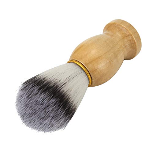 Aethland Mens Shaving Brush Set, Include 100g Shaving Soap, Soft Hair Shaving Brush Stand Stainless Steel with Bowl Kit for Men Gift Set