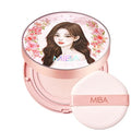 MIBA Ion Calcium Foundation Double Cushion Glow 25 g / 0.88 oz Big Cushion SEASON 3. Long Lasting Cover Effect. Moisture glow. Skin tightening relief. Smooth adhesion. (Lovely #23 Rosy Beige)