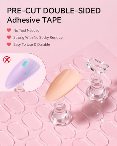 Makartt Press On Nail Stand Set - 10 Magnetic Holders & 2 Bases