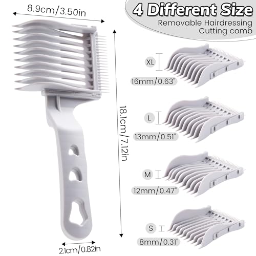 4-in-1 Detachable Fade Comb Set for Hair Clippers