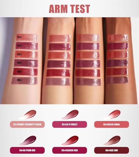 Lo-Fi Violet Lip Tint - Water Shine Gloss, Long-Lasting & Hydrating
