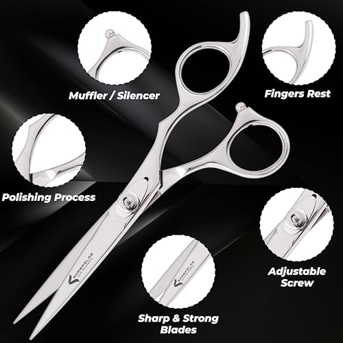 Professional 6.5 Hair Cutting Scissors - Japanese Stainless Steel Shears
