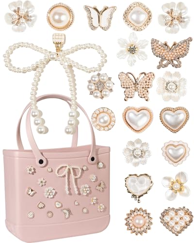 Mon Caramel Daisy Flower Resin Beach Bag Charms & Accessories