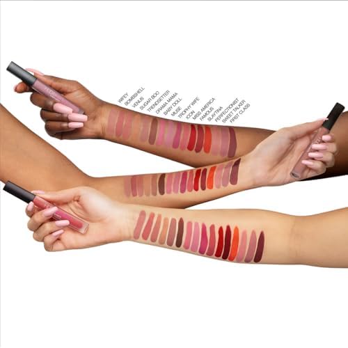 Bodyography Rosewood Lip Pencil | Wooden Lip Liner Pencil with Coconut Oil, Vitamin E & C | Long-Lasting, Matte Liner for Definition & Color | Makeup Essential for Smooth Lip Contour