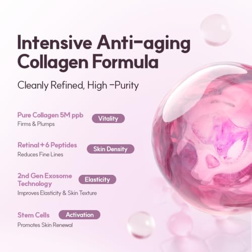 AROCELL Super Collagen Overnight Hydrogel Mask with Retinol & Stem Cells - 4 Pack